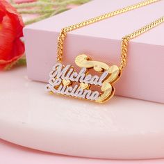 Two Tone Necklace - Silviax Personalized Necklaces – silviax