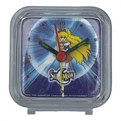 an alarm clock with a cartoon character on it