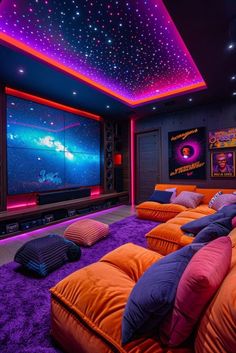 this is an image of a home theater