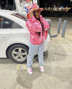 Bape Hoodie Outfit, Pink Bape Hoodie, Barbie Hairstyle, Chill Outfits, Streetwear Fashion Women, Hoodie Outfit, Cute Swag Outfits