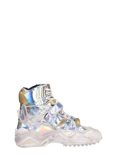 Maison Margiela Mid Retro Fit Sneakers - silver Retro Fits, Wedge Sneaker, Golden Goose Sneaker, Luxury Items, Clothes Collection, Sale Design, Luxury Outfits, Hiking Boots, Designer Shoes