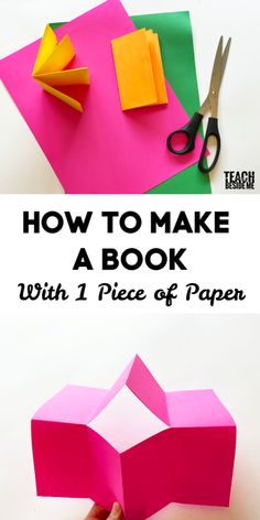 how to make a book with 1 piece of paper