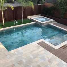 Small Pools Backyard, Plunge Pools, Pool Landscape Design, Hot Tub Backyard, Small Pool Design, Backyard Pool Landscaping, Small Pools