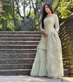 #ad Great Shopping SALWAR KAMEEZ SUIT NEW PARTY WEAR PAKISTANI INDIAN WEDDING DRESS BOLLYWOOD, Fashion Women's Dresses Pretty Suits, Eid Clothes, Top Fabrics, Suit Embroidery, Desi Outfits, Embroidery Suit, Pakistani Clothes, Bollywood Dress, Partywear Dresses