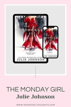 The Monday Girl is the first book in The Girl Duet by Julie Johnson, it's a love triangle with a former childhood star that is gutwrenching and beautiful. Falling For Someone, Eye Of The Storm, Love Triangle