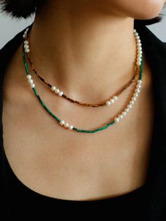 Product Details Material: 18K gold plated / Brown (tiger eye necklace) Blue (Lazurite necklace) Green (Malachite necklace) / freshwater pearl 5-5.5mm Size: The inner circumference of the necklace is 38-43cm Weight: about 6.5g Experience the perfect union of nature's wonders and refined elegance. Our strand of genuine malachite, tiger's eye, and lapis lazuli elegantly intertwine with aurora-finished freshwater pearls. This minimalist masterpiece effortlessly enhances any ensemble – a testament to Brown Tiger, Brown Tiger Eye, Malachite Necklace, Tigers Eye Necklace, Buy Necklace, Chanel Earrings, Hand Craft