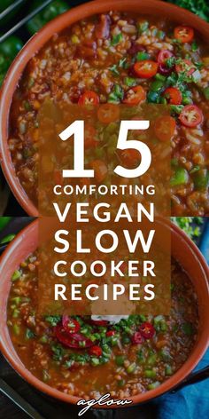 15 comforting vegan slow cooker recipes