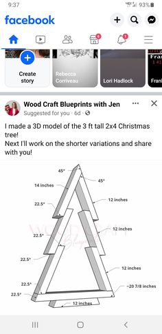 an image of a christmas tree made out of facebook's avatars and the caption