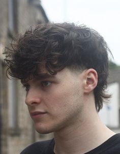 Textured Fringe Mullet Men, Curly Modern Mullet Men, Modern Mullet Hairstyle Mens, Mens Modern Mullet Haircut, Half Mullet, Mullet Haircut Mens, Wavy Mullet Hair Men, Haircuts For Men Mullet, Modern Day Mullet