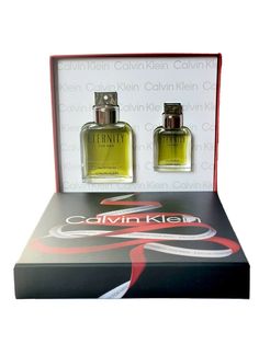 Eternity Cologne by Calvin Klein 2 Pc Gift Set ( 3.4OZ EDP SPRAY + 30ML EDP SPRAY) FOR MEN Calvin Klein Gift For Him, Calvin Klein Collection, Calvin Klein Men, Fragrance Notes, Mens Fragrance, Vodka Bottle, Mens Gifts, Gift Set, Health And Beauty