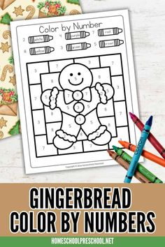 Add festive fun to your preschool activities with our free gingerbread color by number worksheets! These engaging printables help children practice number recognition, color matching, and fine motor skills—all while enjoying a holiday theme. Easy to download and use at home or in the classroom, these worksheets make learning fun and stress-free. Boost your child's confidence and foundational skills with these delightful holiday printables. Click to download and start coloring today! December Preschool Activities, Number Worksheets For Preschool, December Preschool Themes, Preschool Winter Worksheets, Christmas Learning Activities, Number Printables, Christmas Learning