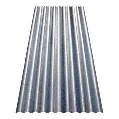 8 ft. Corrugated Galvanized Steel Utility-Gauge Roof Panel Steel Roofing Sheets, Corrugated Plastic Roofing, Galvanized Metal Roof, Steel Roof Panels, House Skirting, Mobile Home Skirting, Home Skirting, Metal Roof Panels, Plastic Roofing