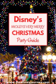 Disney's Mickey's very merry christmas party guide Disney World Christmas Party, 2023 Disney World, Mickeys Christmas Party, Disney Christmas Party, Magic Kingdom Christmas, Disney Inspiration, Disney World Christmas, Disney Secrets, Very Merry Christmas Party