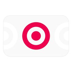 an image of a red and white circle on a square card with the letter o in it