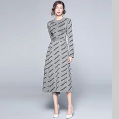 Shop Letter print belted knitted dresses at Fancyever.Update your wardrobe this season with our trend-setting and head-turning. Knitted Dresses, Letter Print