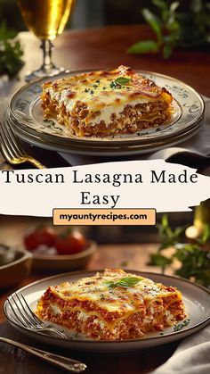 This Quick Tuscan Lasagna recipe is the ultimate comfort food! With layers of pasta, savory meat sauce, and creamy cheese, it’s a deliciously easy meal to prepare. Perfect for busy weeknights, this lasagna can be assembled ahead of time and baked fresh when you need it. It’s a hearty dish that’s sure to please the whole family! Lasagna Meat Sauce, Gooey Cheese, Creamy Cheese, Meat Sauce, Lasagna Recipe, Ultimate Comfort Food, Ground Pork