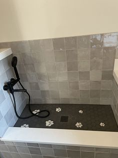 the shower is clean and ready for us to use