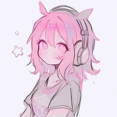 Cute Pfp Girl Animes, Cute Pfp Icons Pink, Pink Hair Oc Art, Pink Hair Pfp Anime, Pngtuber Poses, Girl Drawing Pfp, Soft Artstyle, Pink Hair Anime Pfp, Anime Pose Reference Cute