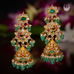 Latest Jewellery Designs Indian 2020, Ear Rings Design, Gold Jumkas, Gold Ear Rings, Temple Jewellery Jhumkas, Gold Jhumkas, Cz Jewellery, Gold Jhumka