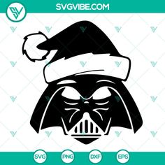 darth vader christmas hat svg file