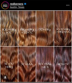 Redken Shades Eq Formulas For Fall, Pumpkin Spice Hair Shades Eq, Redkin Eq Shades Formulas Cowboy Copper, Fall Hair Colors Redken, Redken Gloss Shades, Redken Cinnamon Formula, Caramel Redken Formula, Dark Red Shades Eq Formula