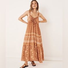 Stunning! Can Be Worn Forwards And Backwards. Adjustable Tie. Flowy Body. Brand New With Tags!Purchased From Free People. Spell Dress, Bohemian Woman, Gathered Maxi Dress, Spell Dresses, Maxi Sundress, Boho Dresses, Dress Boho, Boho Maxi Dress, Large Size Dresses