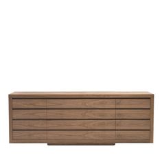 the sideboard is made from wood and has four drawers