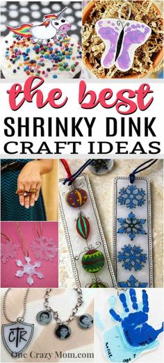 Everyone will have a blast making these 25 Shrinky Dink ideas that are easy to make.  Find ideas from key chains and necklaces to magnets and much more! Shrink Wrap Crafts, Valentines Day Shrinky Dink, Shrinky Dink Ideas Father's Day, Shrinks Dink Ideas Cute, How To Make Shrinky Dink, Plastic Shrink Diy, How To Make Shrinky Dink Key Chains, Shrinkie Dink Ideas, Shrinky Dink Gifts