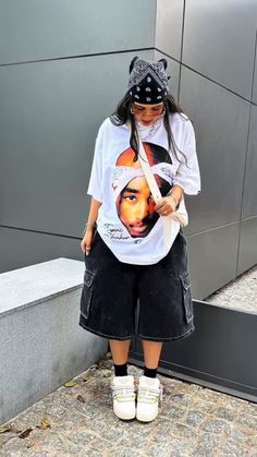 Tomboy Outfits Swag, Dope Fashion Outfits, Look Hip Hop, Tomboy Outfit Ideas, Tomboy Stil, Tomboy Outfit, Baggy Outfit Ideas