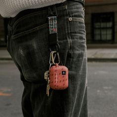 Designed to clip to your belt loop, backpack, or bag, the Keychain Clip is the perfect companion to your keys and Thread® wallet. Cheap Black Keychains With Key Clip, Wrist Keychain For Men, Product Placement Photography, Thread Keychain, Belt Keychain, Car Shoot, Thread Wallets, Keychain Clip, Retro Car