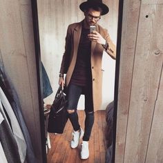 #UrbanWearSwagAdidasOriginals #urbanmensfashion Urban Wear Women, Mens Fashion Urban, Mens Fashion Classy, Wearing A Hat, Mens Winter Fashion, Mens Fall, Winter Mode