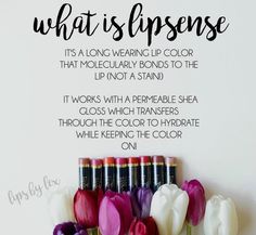 What is Lipsense ?? An amazing liquid lipstick like no other , it is smear proof kiss proof smudge proof water proof and budge proof ! It's amazing once you try it I promise you will be converted to a Lipsense lover xx Magic Lipstick