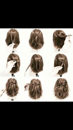 Prom Hairstyle, Updo Wedding, Hairstyle Tutorials, Prom Hairstyles For Short Hair, Hairstyle Trends, Hairstyles Updo, Pinterest Hair, Short Hair Tutorial