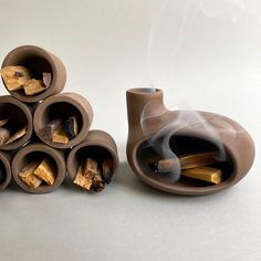 Ceramic Chiminea, Cone Incense Burner, Matchstick Holder, Tabletop Fireplaces, Cone Incense, Fireplace Set, Energy Cleansing, Ceramic Incense Holder, Incense Sticks Holder