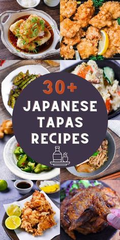 japanese tapas recipes with the title overlay