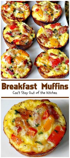 breakfast muffins can't stay out of the kitchen, but they are delicious