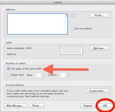 the settings dialog box in macosk with an arrow pointing to the button