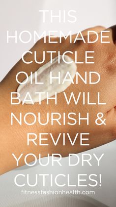 I love this cuticle oil recipe! My hands feel & look so good!!! Homemade Cuticle Oil, Cuticle Oil Recipe