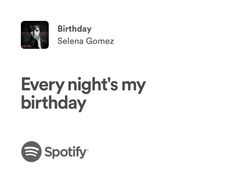 the birthday card for stella gonzoz, which is also available on spotify