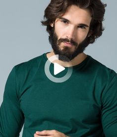 Guy Haircuts, Popular Beard Styles, High Buns, Styles Curly Hair, Long Beard Styles, Long Hair Beard, Hairstyles Inspiration, Men Beard