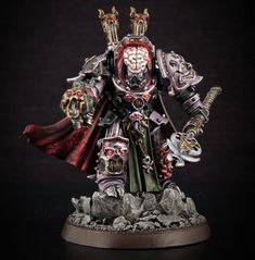 Chaos Lord Slaneesh exposed brain noise marine 40k | 2019-07-17 Warhammer Imperial Guard, Chaos Lord, 40k Art