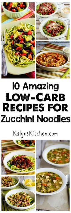 10 amazing low carb recipes for zucchini noodles