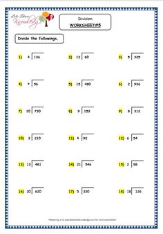 worksheet for addition and subtraction with the same numbers in each column