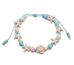 Boho Ocean, Stella Marina, Anklets Boho, Bracelets Design, Clay Bracelet, Diy Bracelets Patterns, Beads Bracelet Design