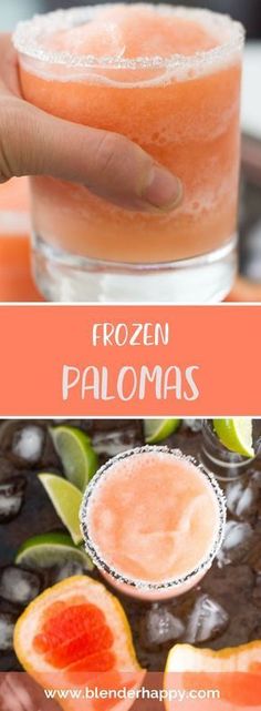 the frozen palonas recipe is ready to be eaten and served in glass cups with grapefruits