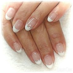 French Manicure Designs For Short Nails, Modern French Manicure Trends, Gen Nails, Next Gen Nails, French Manicure With A Twist, French Manicure Nail Art, French Nail Ideas, Sparkle Nail Designs, Nails French Manicure