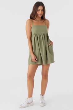 HADIA DOUBLE GAUZE SHORT DRESS Breezy Flowy Mini Beach Dress, Flowy Green Summer Mini Dress, Crinkle Gauze Dress, Summer Cotton Gauze Beach Cover-up Dress, V-neck Cotton Gauze Beach Dress, Girl Beanie, Loungewear Dresses, Loungewear Outfits, Spring Suit