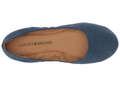 Lucky Brand Emmie Bourbon - Zappos.com Free Shipping BOTH Ways Comfortable Slip-on Flats With Arch Support, Cushioned Slip-on Ballet Flats, Comfortable Flat Heel Slip-ons With Arch Support, Comfortable Closed Toe Flats With Cushioned Footbed, Casual Slip-on Flats With Arch Support, Slip-on Flats With Arch Support, Slip-on Flats With Arch Support And Round Toe, Synthetic Slip-on Ballet Flats With Branded Insole, Comfortable Synthetic Flats With Rubber Sole