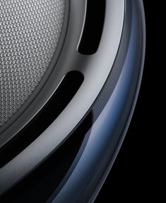 an image of a close up view of a speaker