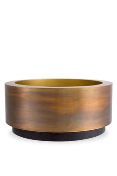 a large wooden bowl sitting on top of a table